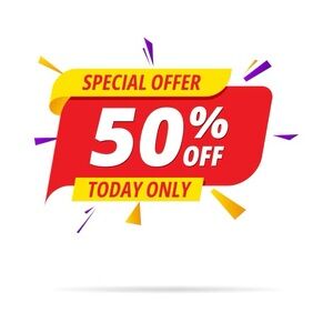 Special Offer 50% Off Sign